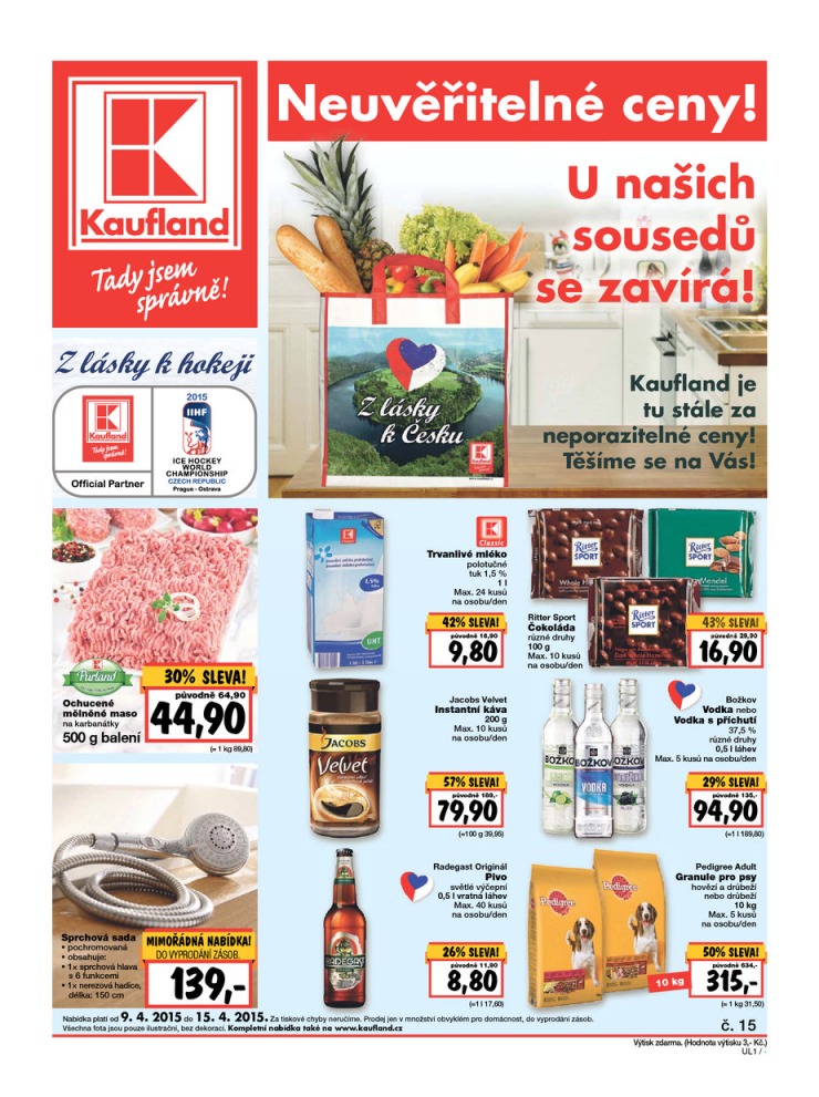 letk Kaufland Aktuln nabdka od 9.4.2015 strana 1