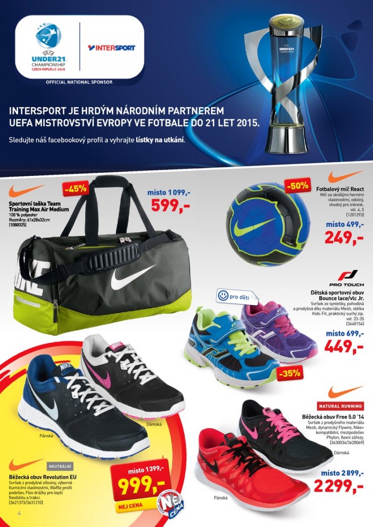 leták Intersport Aktuální leták od 16.4.2015 strana 1 leták Intersport Aktuální leták od 16.4.2015 strana 1