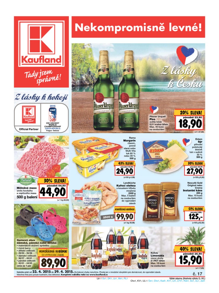 letk Kaufland Aktuln nabdka od 23.4.2015 strana 1