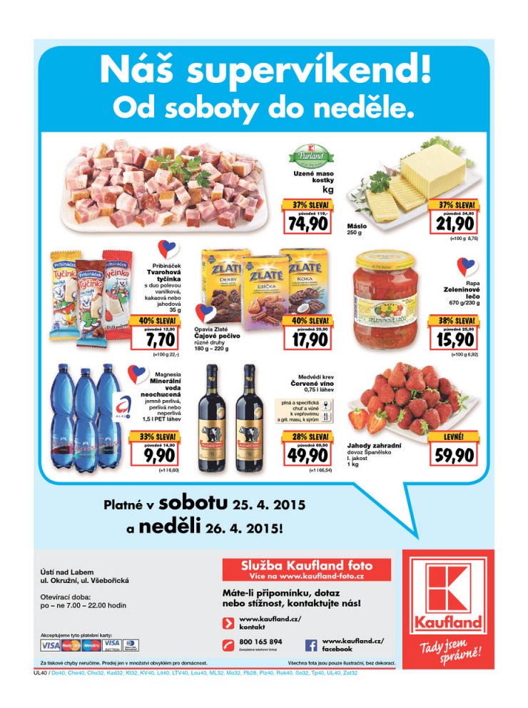 letk Kaufland Aktuln nabdka od 23.4.2015 strana 1