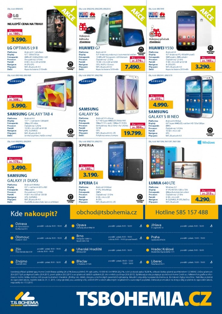 letk T.S. Bohemia Virtuln katalog od 1.5.2015 strana 1