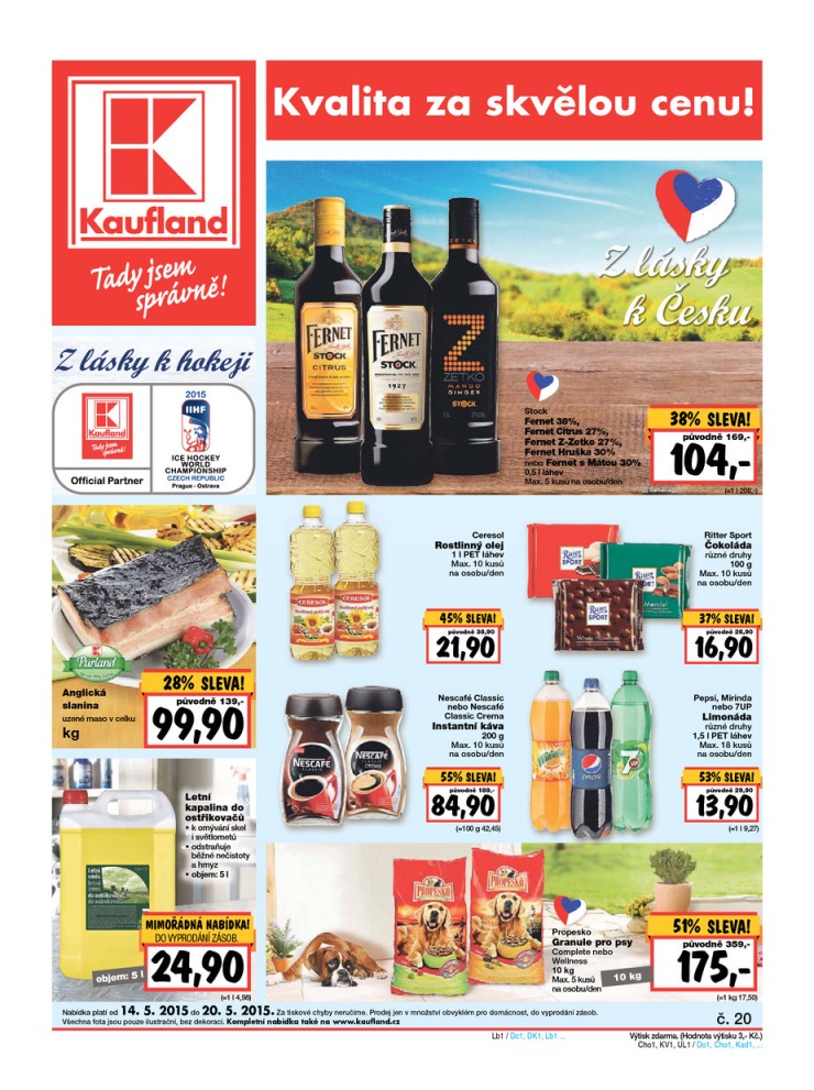 letk Kaufland Aktuln nabdka od 14.5.2015 strana 1