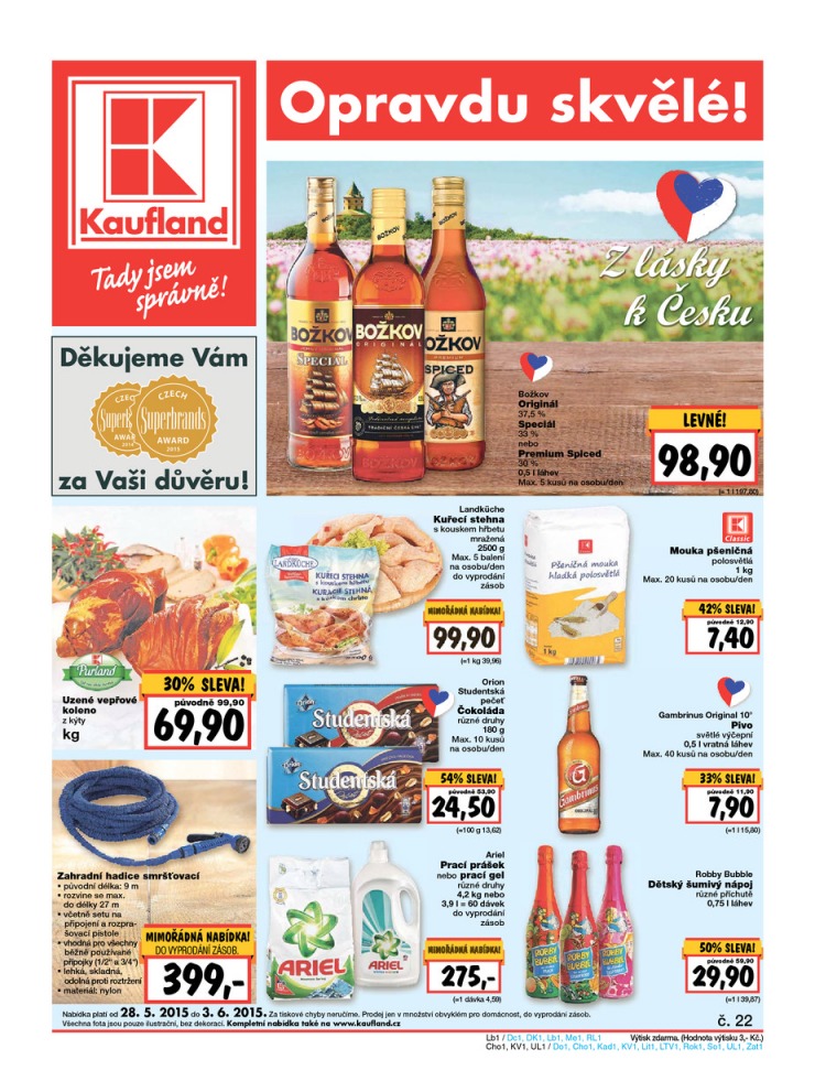 letk Kaufland Aktuln nabdka od 28.5.2015 strana 1