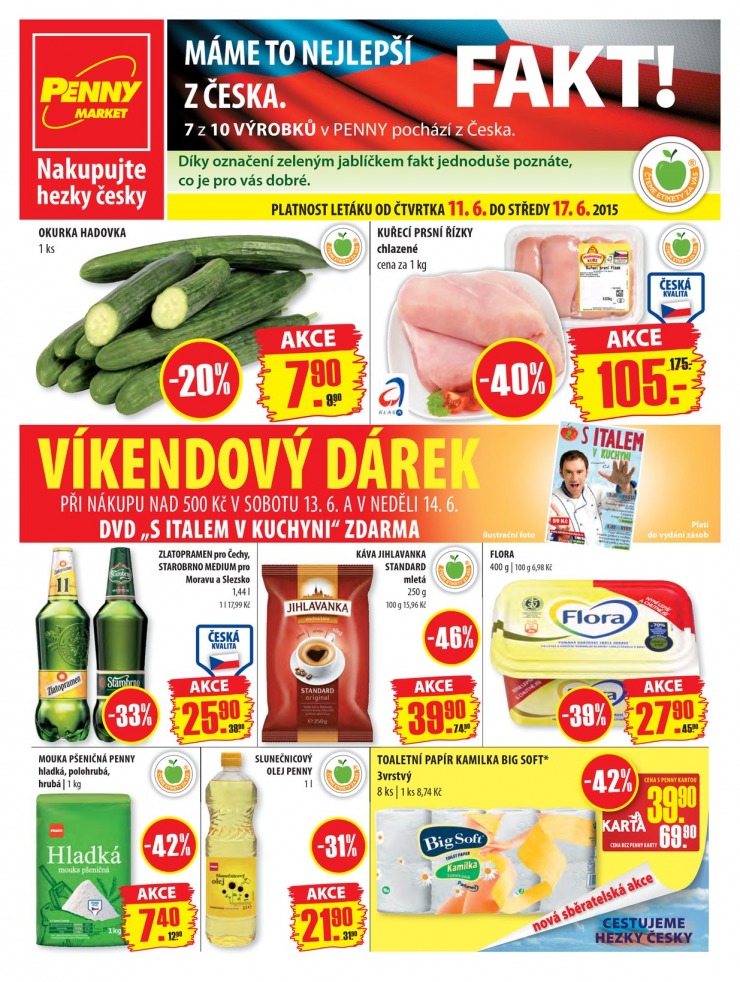 letk Penny Aktuln nabdka od 11.6.2015 strana 1