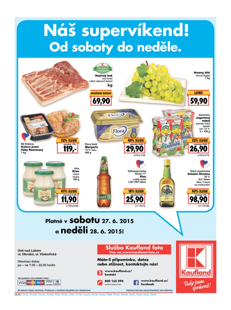 letk Kaufland Aktuln nabdka od 25.6.2015 strana 1