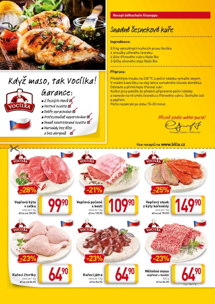 leták Billa velký od 24.6.2015 strana 1 leták Billa velký od 24.6.2015 strana 1