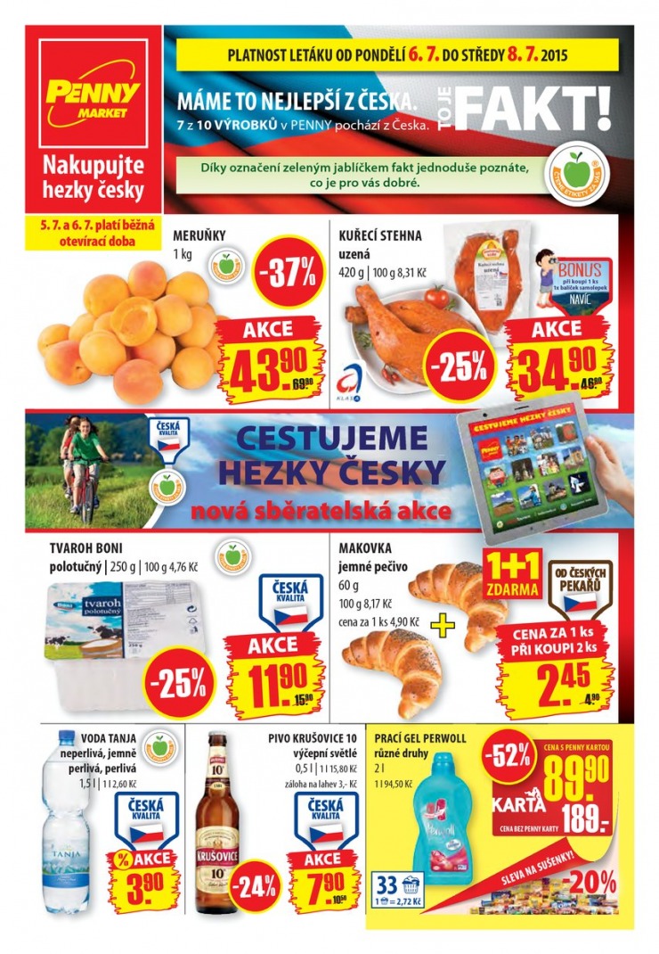 letk Penny Aktuln nabdka od 6.7.2015 strana 1