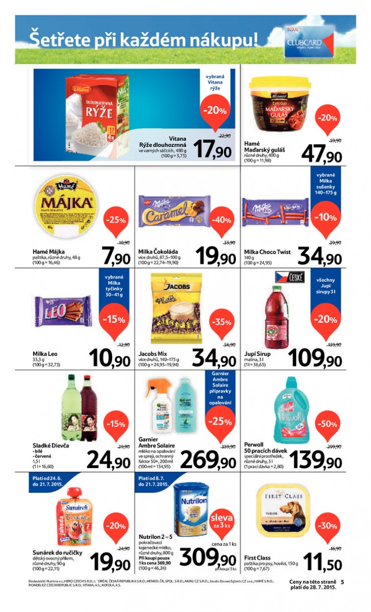 letk Tesco supermarkety od 15.7.2015 strana 1