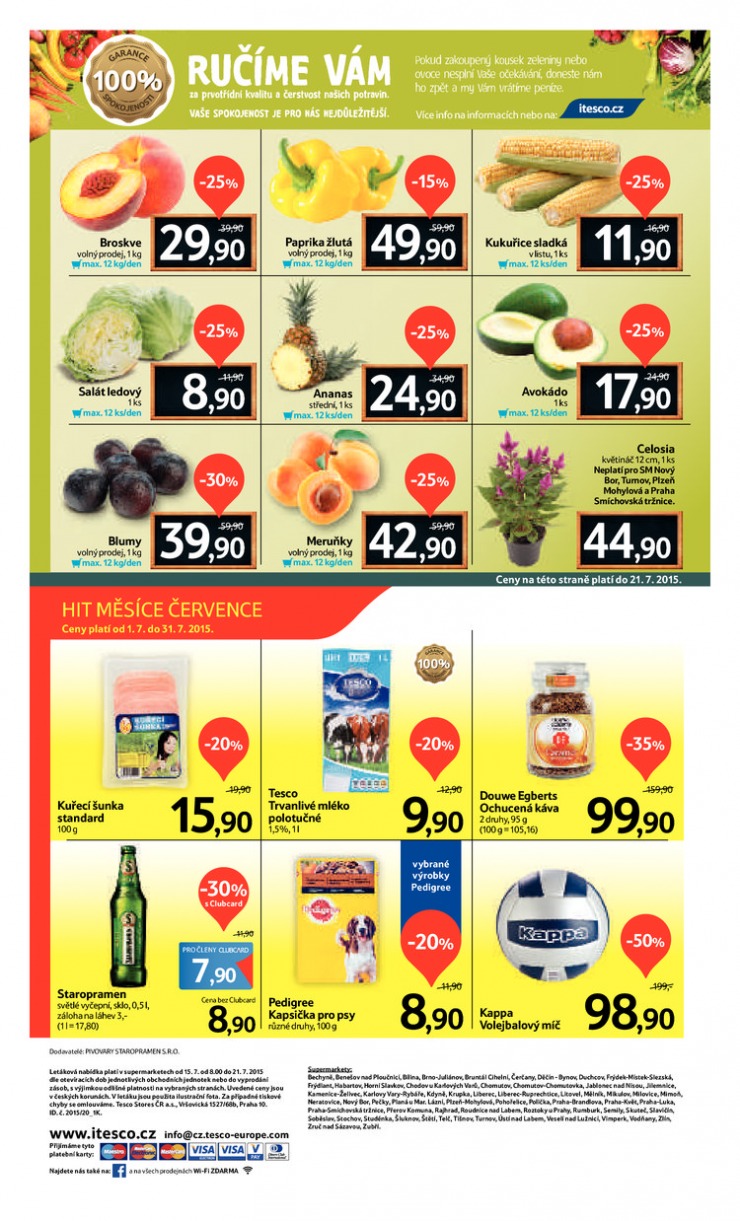 letk Tesco supermarkety od 15.7.2015 strana 1