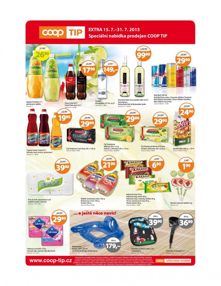 leták COOP Tip extra od 15.7.2015 strana 1 leták COOP Tip extra od 15.7.2015 strana 1
