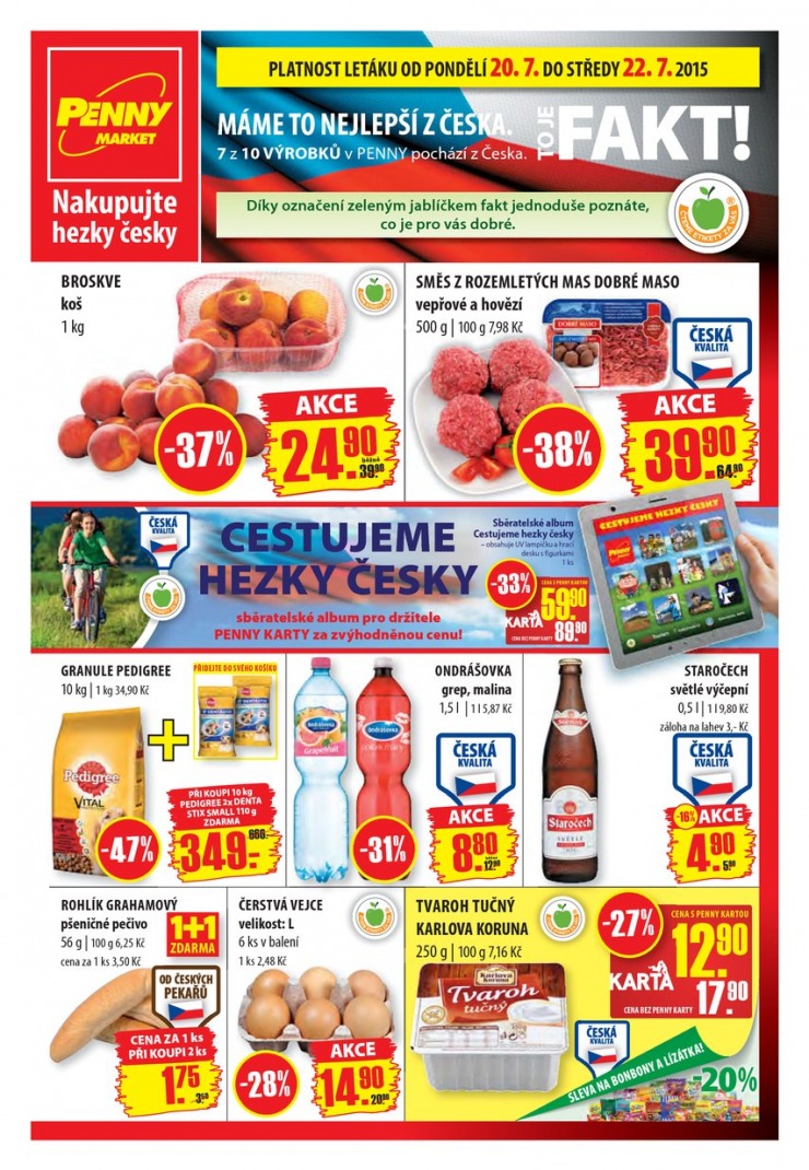 letk Penny Aktuln nabdka od 20.7.2015 strana 1