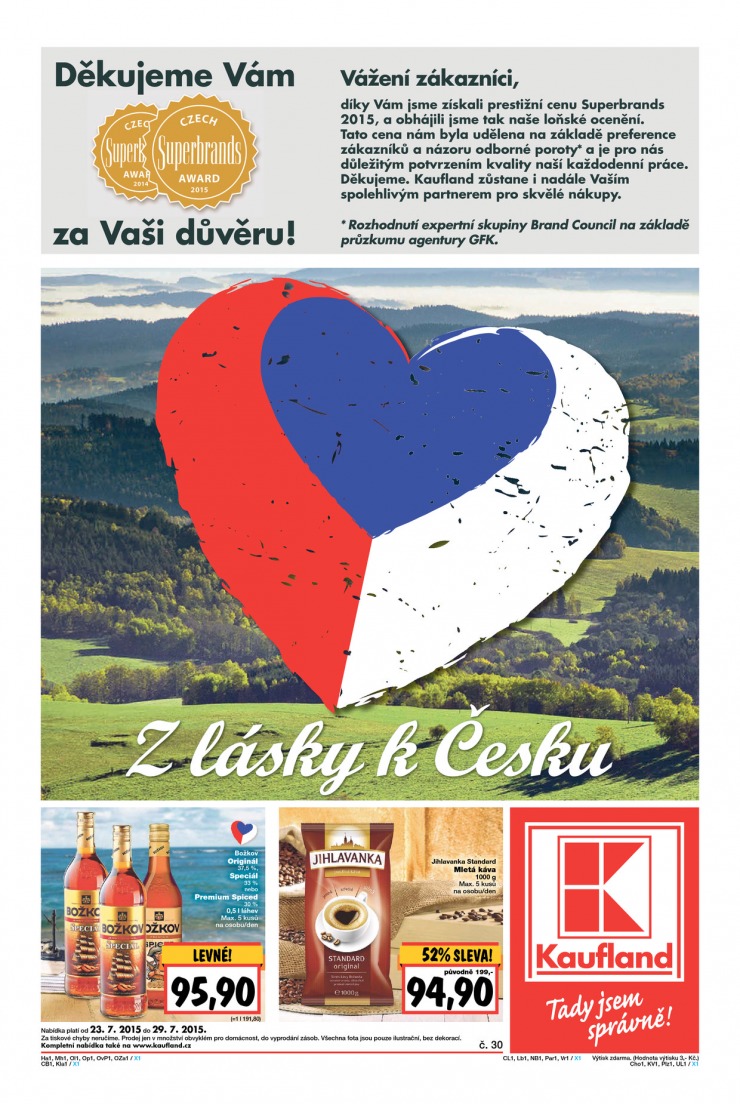 letk Kaufland Aktuln nabdka od 23.7.2015 strana 1