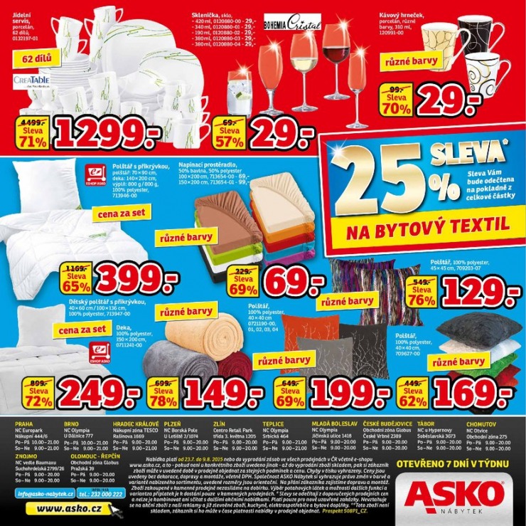 letk Asko nbytek katalog od 23.7.2015 strana 1