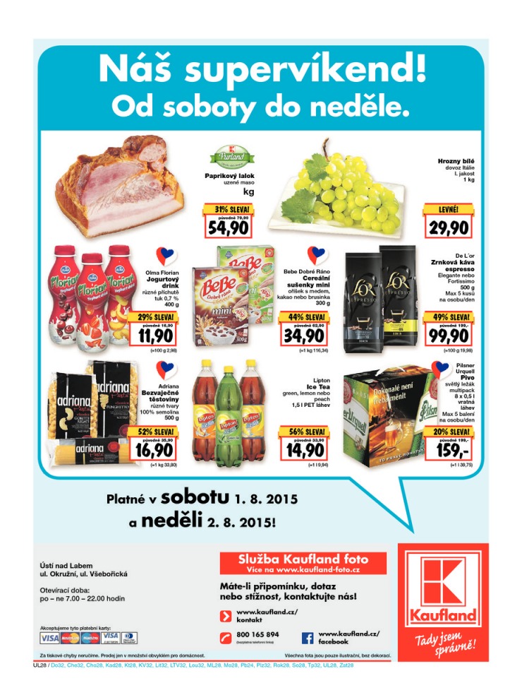 letk Kaufland Aktuln nabdka od 30.7.2015 strana 1