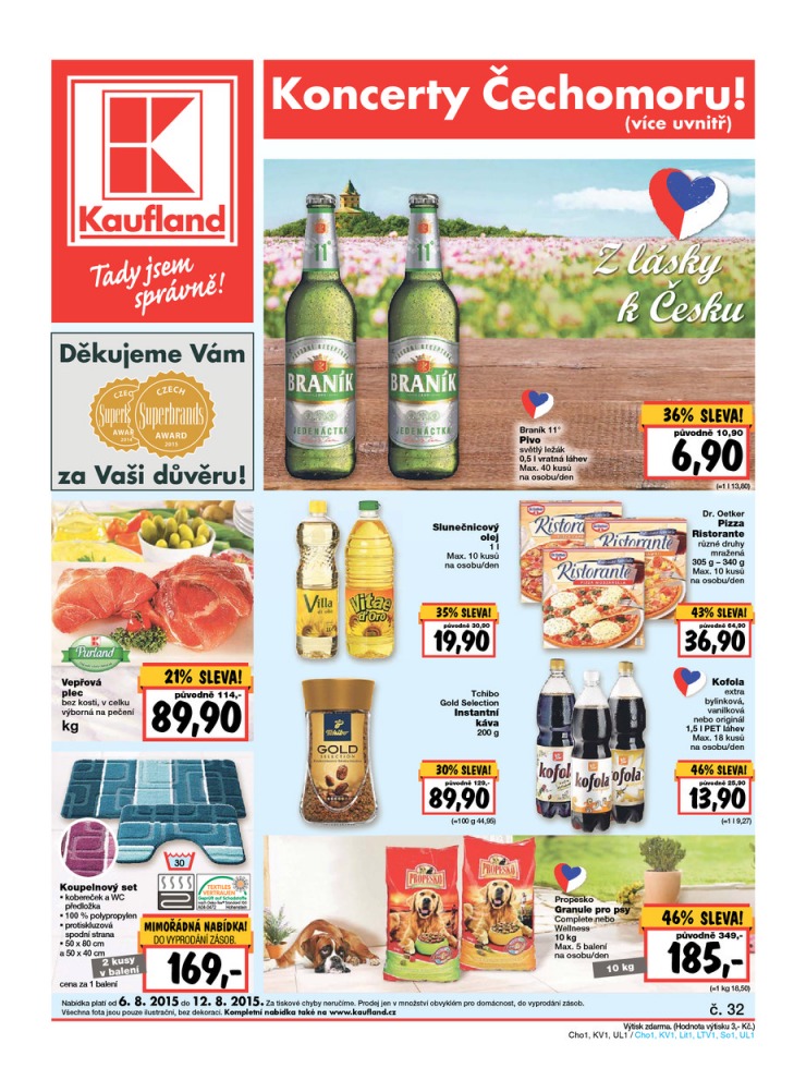 letk Kaufland Aktuln nabdka od 6.8.2015 strana 1