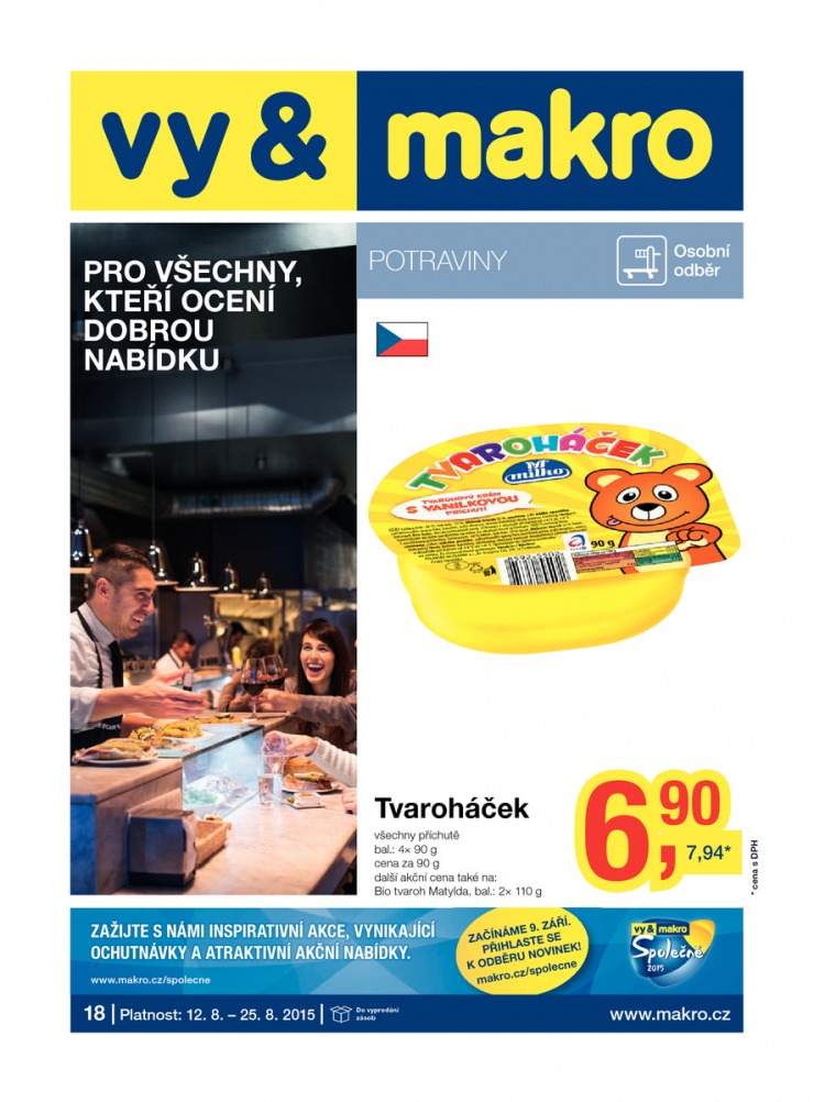 letk Makro Potraviny od 12.8.2015 strana 1