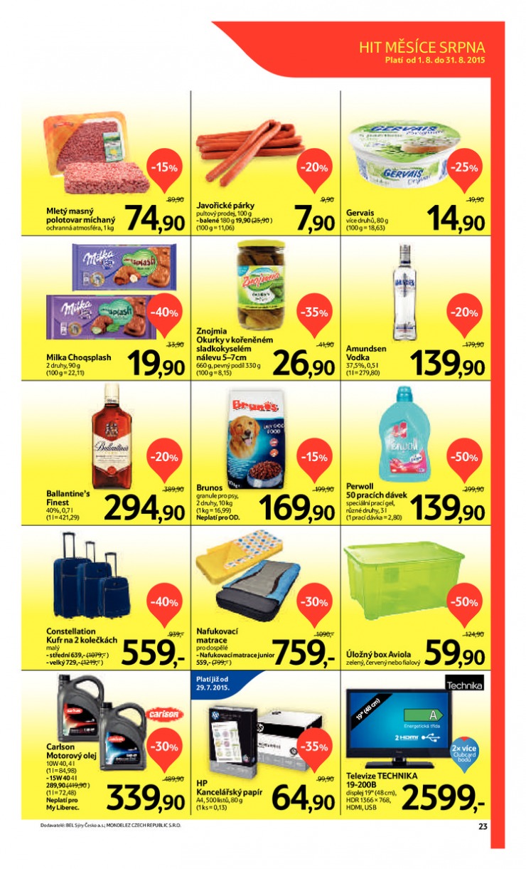 leták Tesco velké hypermarkety od 12.08.2015 strana 1 leták Tesco velké hypermarkety od 12.08.2015 strana 1