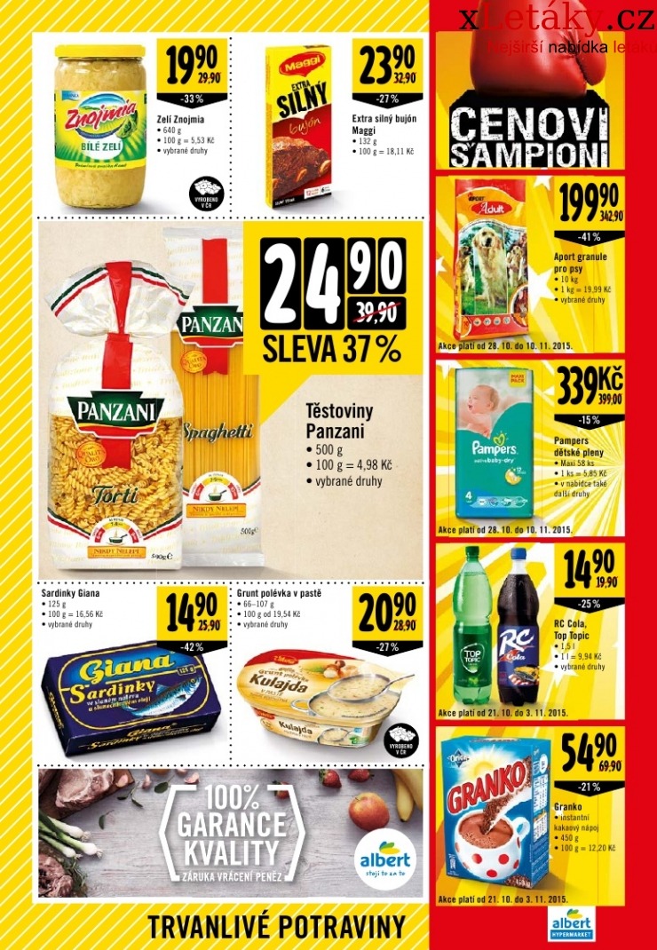 leták Albert Hypermarket leták strana 1 leták Albert Hypermarket leták strana 1